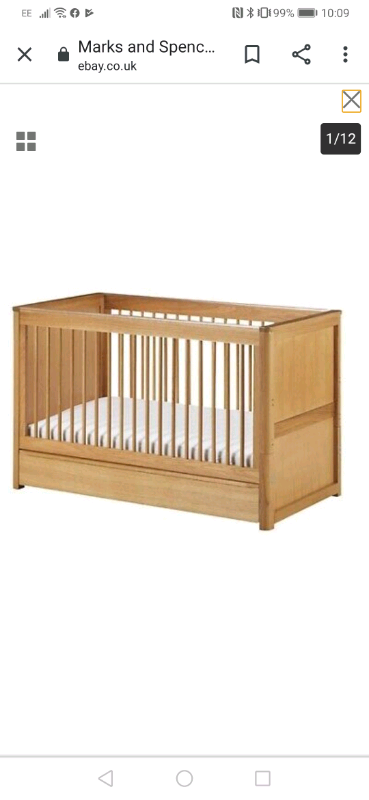 marks and spencer cot bed duvet